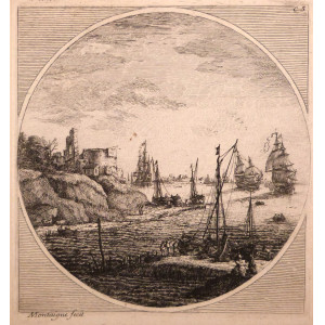 Paesaggio di marina. Parigi, Nicolas de Plattemontagne, 1660 circa.