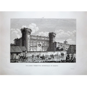 Palazzo creduto Augustale in Torino. Firenze, Attilio Zuccagni Orlandini, 1845.