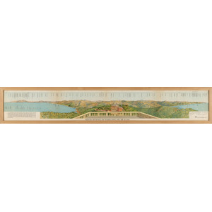 Panorama dal terrazzo del Portofino Kulm, metri 450 sul mare. Genova, S.A.I.G.A. Fratelli Armanino, 1905-1920.