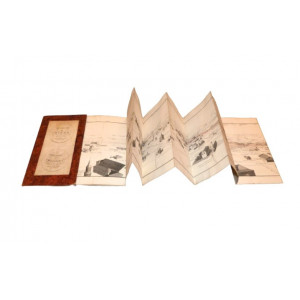 Panorama de Milan dessiné sur le Dôme et publié par Henry Keller de Zurich gravé au trait par F. Schmid / Panorama von Mailand auf dem Dom gezeichnet. Zurigo, Keller & Fussli, 1817.