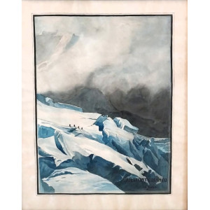 Pasinetti, Antonio. Sul Monte Bianco. Italia settentrionale 1910-1920 circa.