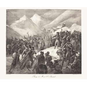 Passage du Mont Saint-Bernard. Parigi, Charles Étienne Pierre Motte, 1822.