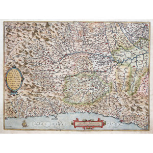 Pedemontanae Vicinorumque Regionum. Anversa, Abraham Ortelius, 1570.