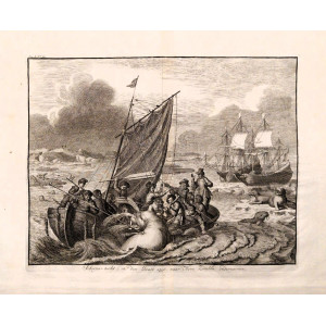 Pesca - Scheeps-tocht, in den jaare 1596, naar Nova Zembla ondernomen. Amsterdam, Willem Barents, 1730.