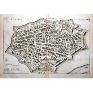 Piacenza. Francoforte, Matthäus Merian, 1640.