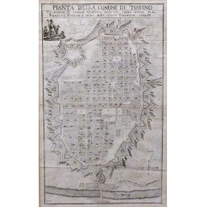 Pianta della Comune di Torino. Torino, Beltramo  Antonio Re, 1799.
