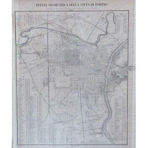 Pianta geometrica della città di Torino sino alla cinta e alla linea
