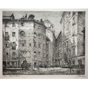 Mennyey, Francesco. Piazza IV Marzo. Torino, 1930 circa.