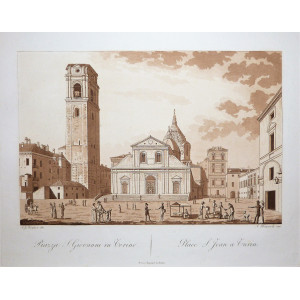 Piazza S. Giovanni in Torino. Torino, Reycend, 1817.