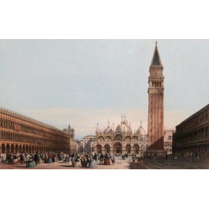 Piazza San Marco. Venezia, Giovanni Pividor, 1850 circa.