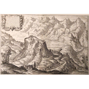 Plan de Fort de Gelasse en Piemont. Parigi, Melchior Tavernier, 1630 circa.