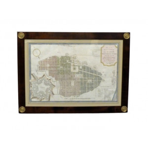 Plan de la commune de Turin divisé en quatre séctions avec les numéros des cantons et porte selon le nouvel ordre établi par le gouvernement. Torino, Reycend, 1804.