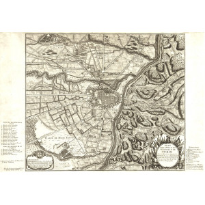 Plan de la ville et citadelle de Turin. Parigi, G. Baillieu, 1705-1706.