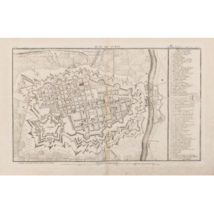 Plan de Turin. Parigi, De Lalande, 1769.
