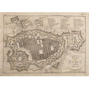 Plan von Turin. Praga, 1808.