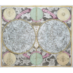Planisphærium Celeste. Norimberga, eredi Homann, 1742.