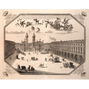 Platea Regia Aug. Taur. Amsterdam, Joannis Blaeu, 1682.