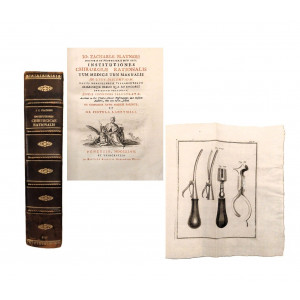 Platner, Johann Zacharias. Institutiones chirurgiae rationalis tum medicae tum manualis in usus discentium. Venezia, ex typographia Jo. Baptistae Albritii, Hieronymi filii, 1747.