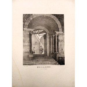 Porta in cima allo Scalone. Sacra di S. Michele. Torino, Tipografia Chirio e Mina, 1829.