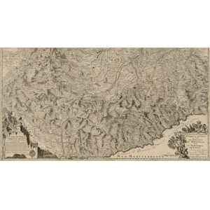 Principauté de Oneglia marquisat de Final et partie du Piemont, du Monferrat et de Republique de Genes. Parigi, Nicolas De Fer, 1692.