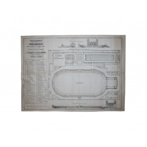 Progetto d'un ippodromo con annessi stabilimenti di pubblica utilità da eseguirsi nella Regia città di Torino. Torino, f.lli Doyen, 1851.