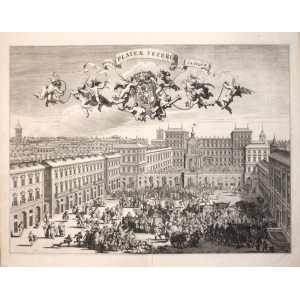 Prospectus Plateæ Veteris ante castrum. Amsterdam, Joannis Blaeu, 1682.