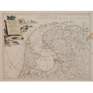 Le provincie di Frisia, Groninga ed Over-Yssel con parte dell'Ollanda propria. Venezia, Antonio Zatta, 1778.