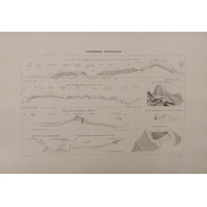 Recherches géologiques-Planche XI. Parigi, Victor Masson et Fils, 1867.