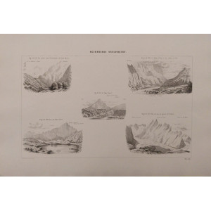 Recherches géologiques-Planche XX. Parigi, Victor Masson et Fils, 1867.