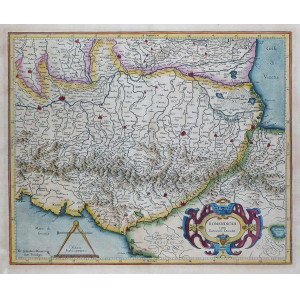 Romandiola cum Parmensi Ducatu. Amsterdam, Gerardus Mercator-Jodocus Hondius, 1589.