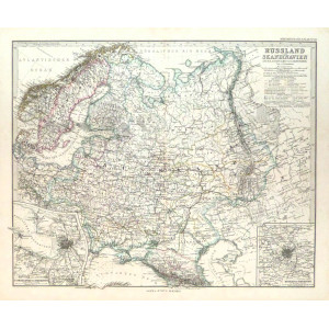 Russland und Skandinavien. Gotha, Justus Perthes, 1882.