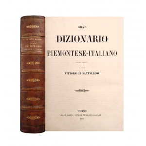 Sant'Albino, Vittorio. Gran dizionario piemontese-italiano. Torino, Società l’Unione Tipografico-Editrice, 1859.