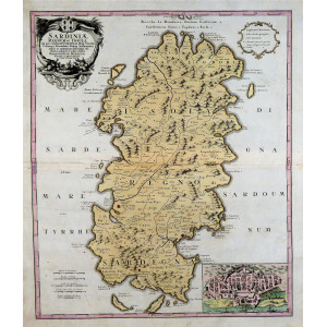 Sardiniæ Regnum et Insula. Norimberga, eredi Homann, 1734. 