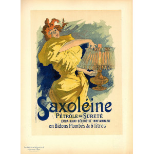 Saxoléine. Pétrole de sureté - Les Maîtres de l'Affiche. Parigi, Imprimerie Chaix, 1896.