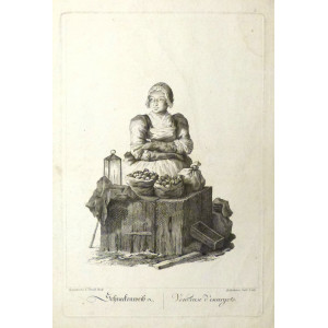 Schneckenweib - Vendeuse d'escargots. Vienna, Carl Conti, 1775.