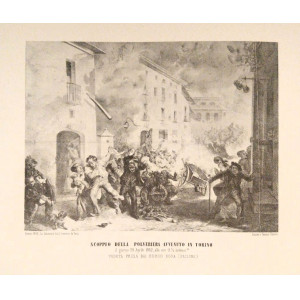 Scoppio della polveriera avvenuto in Torino. Torino, Daniele e Cassani, 1852.