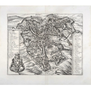 Sena. Francoforte, Matthäus Merian, 1640.