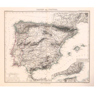 Spanien und Portugal. Gotha, Justus Perthes, 1882.