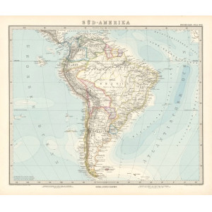 Sud-Amerika. Gotha, Justus Perthes, 1882.