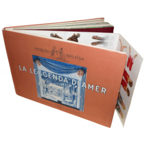 Teatrino - Merlino e Melissa. La leggenda di Amer Biblioteama. Milano,  Edizioni S.A.D.E.L., s.d. (1950 circa).