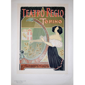 Teatro Regio Torino - Les Maîtres de l'Affiche. Parigi, Imprimerie Chaix, 1898.