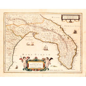 Terra di Otranto Olim Salentina & Iapigia. Amsterdam, Henricus Hondius, 1636.