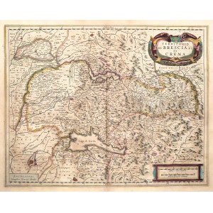 Territorio di Brescia et di Crema. Amsterdam, Henricus Hondius, 1636.