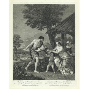 The finding of Romuls and Remus. Londra, Robert Strange, 1757.