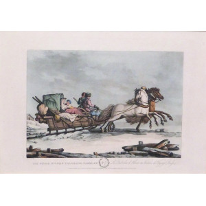The Russian - The winter russian travelling carriage. Londra, J. Clark e M. Dubourg, 1815.