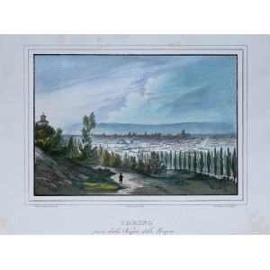 Torino preso dalla Vigna della Regina. Torino, Doyen & C., 1839.