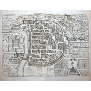 Tridentum. Francoforte, Matthäus Merian, 1640.