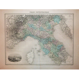 Turin - Italie Septentrionale. Parigi, Migeon, 1870 circa.