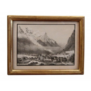 Chamonix et le Mont Blanc. Parigi, s.n.t. (1840 circa).