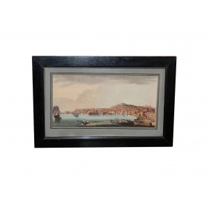 Veduta del porto di Napoli dal Carmine. Firenze, Giuseppe Tofani, 1805.